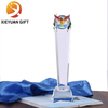 Factory custom owl crystal trophy