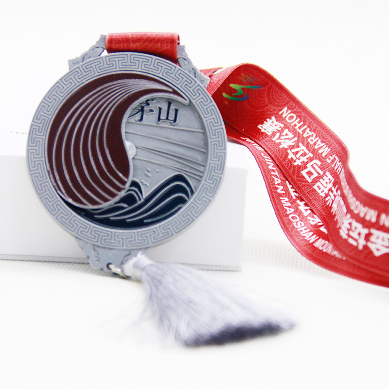 Marathon Sports Awards Soft Enamel Gold Metal Medal