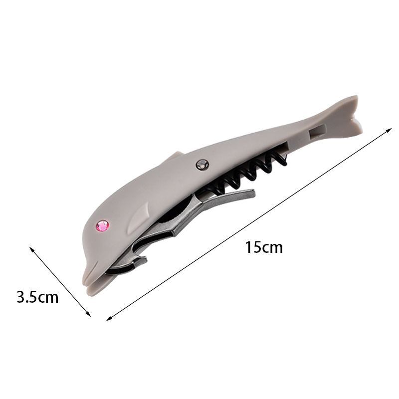 Our factory in China produces high quality multi-function animal shape bottle opener for red wine beer